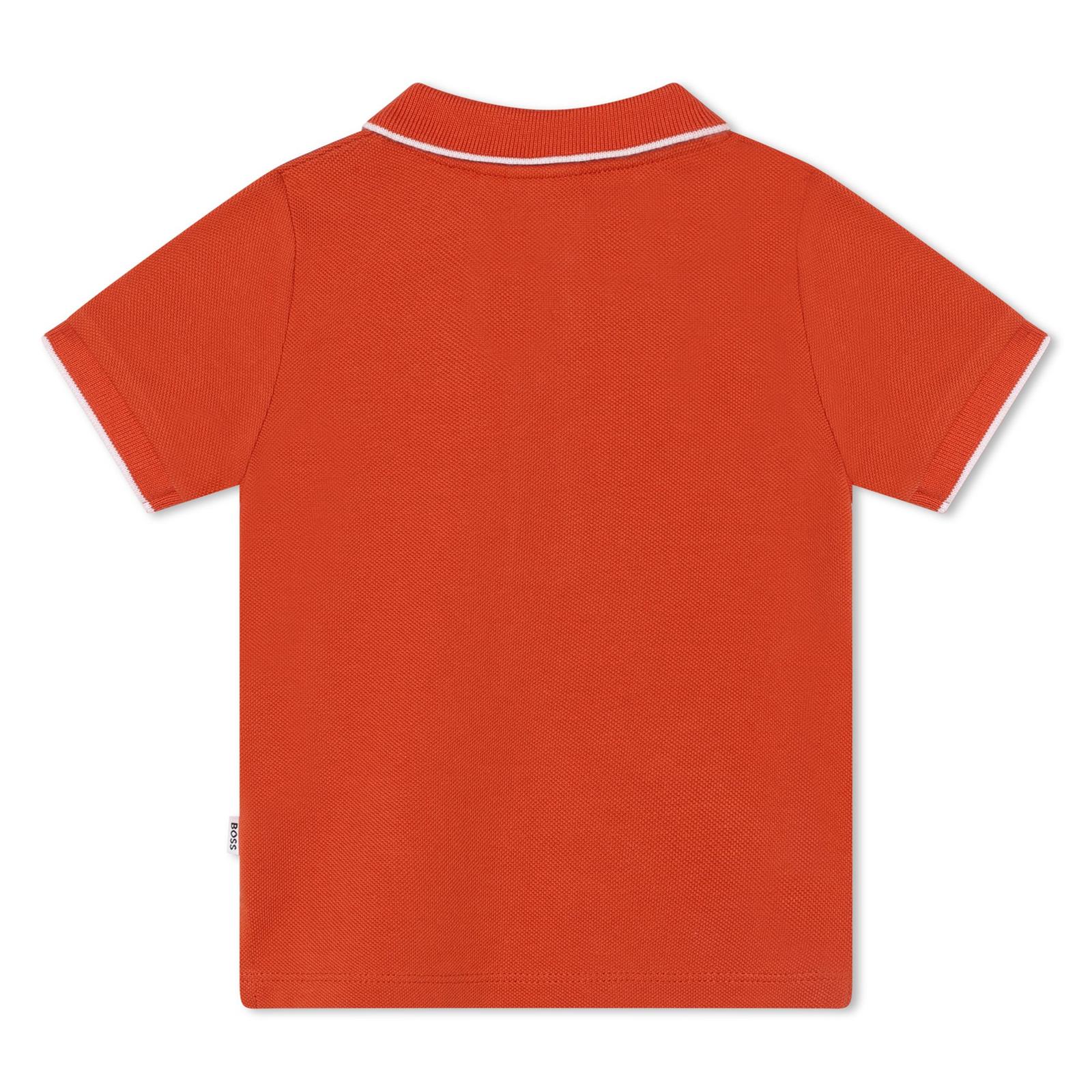 BOSS Orange Logo Polo Shirt - Poppydoll