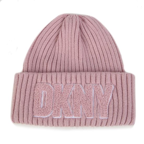 DKNY Pink Knitted Beanie