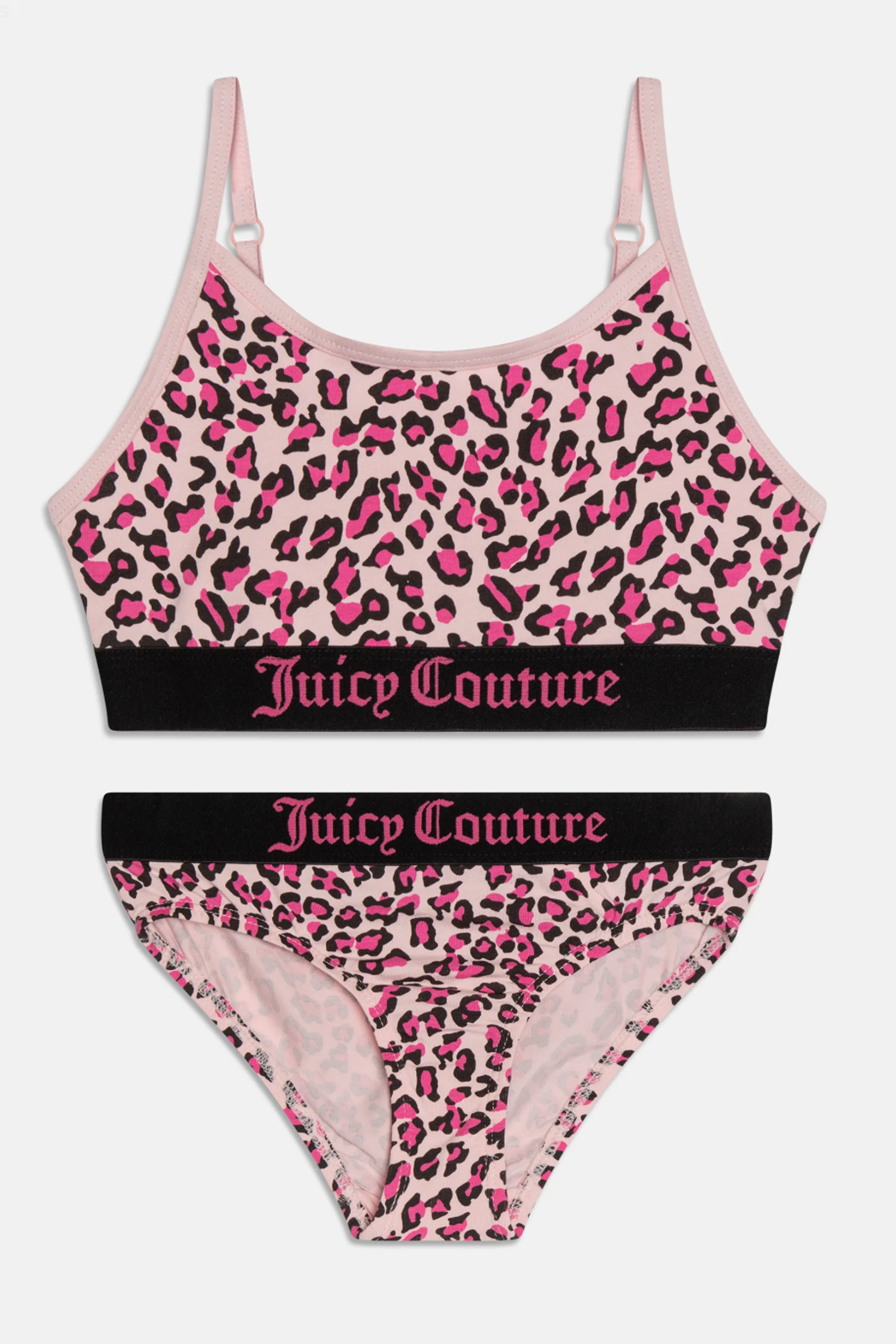 Buy Juicy Couture Girls Bralette And Bikini Briefs Set Bright White