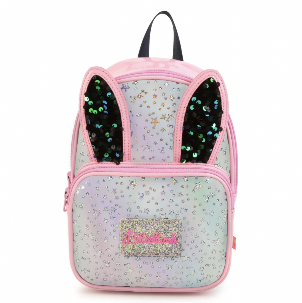 BILLIEBLUSH pink bunny backpack