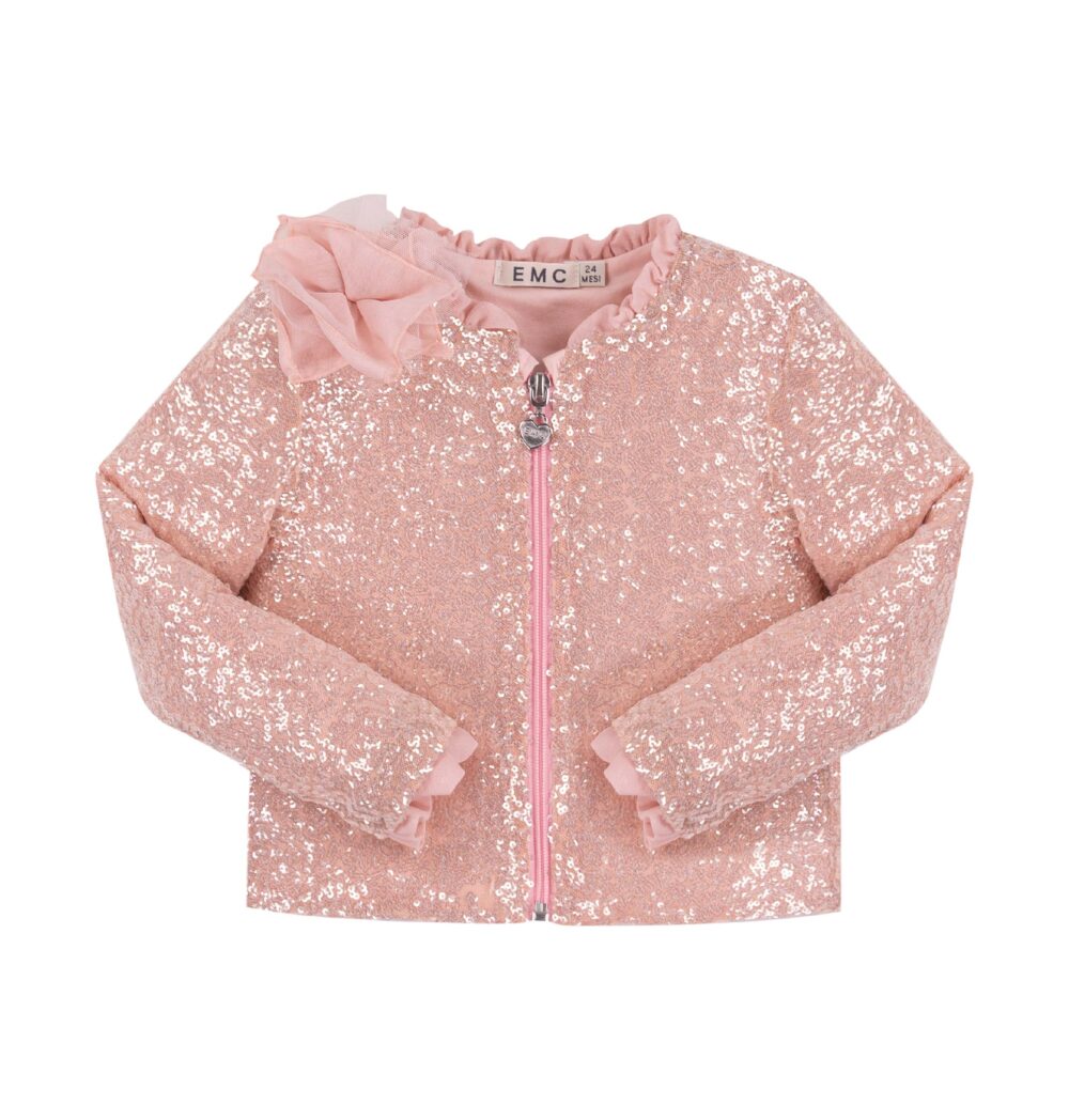 EMC Pink Sequinned Jacket